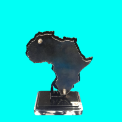 Acrylic Glass Africa Map