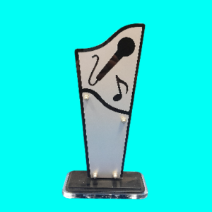 Acrylic Music Trophy