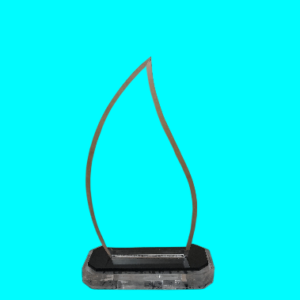 Acrylic Flame Trophy