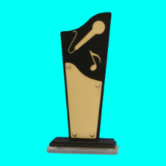 Acrylic Music Trophy
