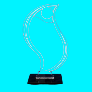 Acrylic Glass Flame Holder 25mm