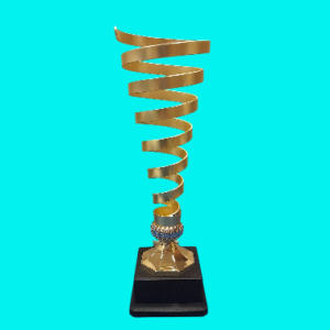 Spiral Trophy Gold