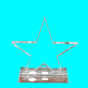 Glass Trophy Star