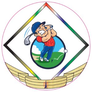 Comic Golfer