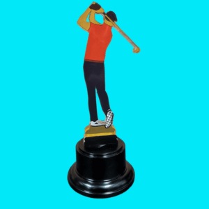 ACRYLIC GOLF MALE TROPHY