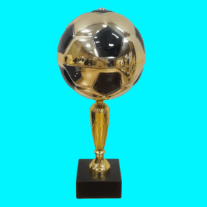 GOLD SOCCER METAL TROPHY