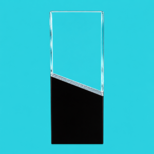 Crystal Edge Glass Trophy